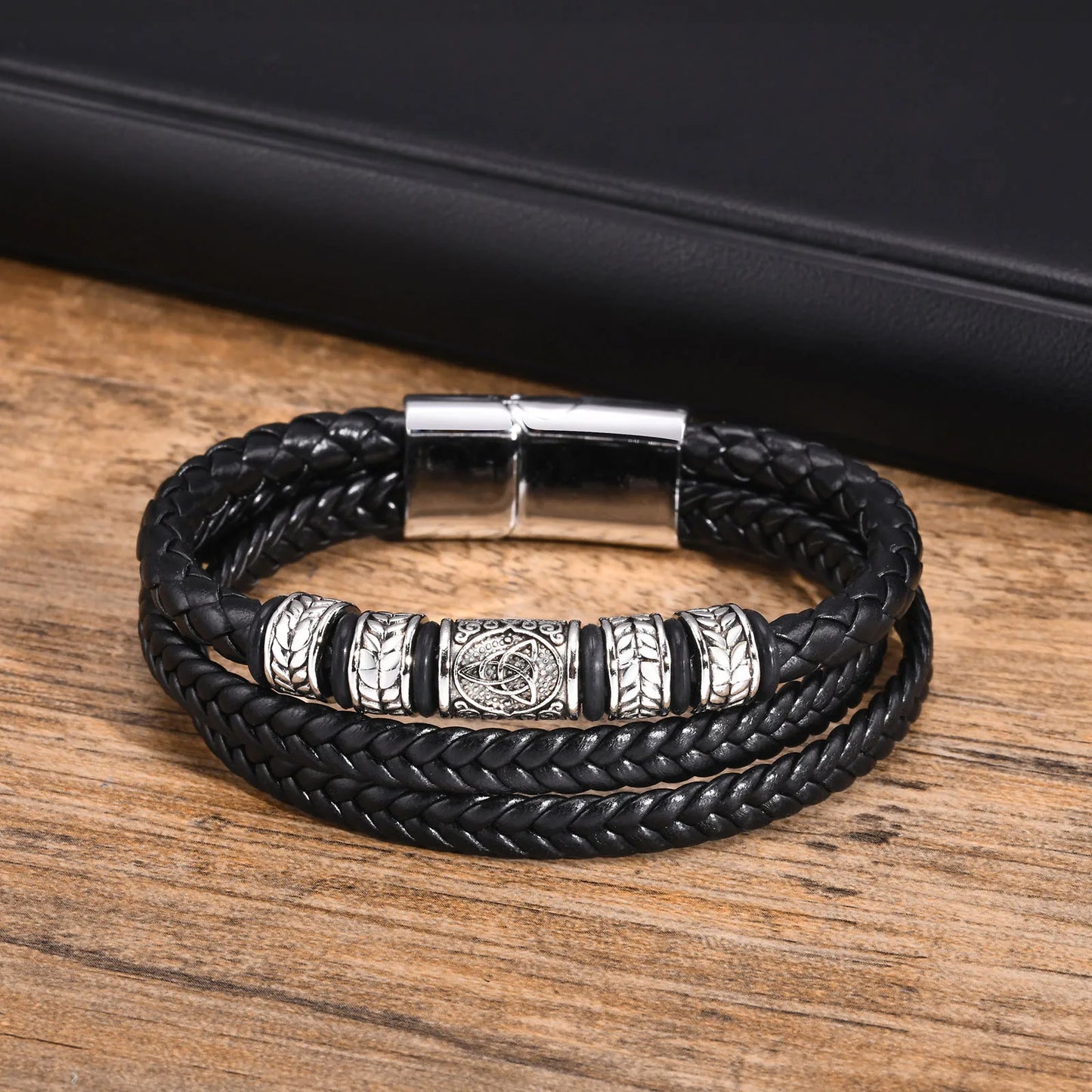 Mens Celtic Knot Charm Bracelets