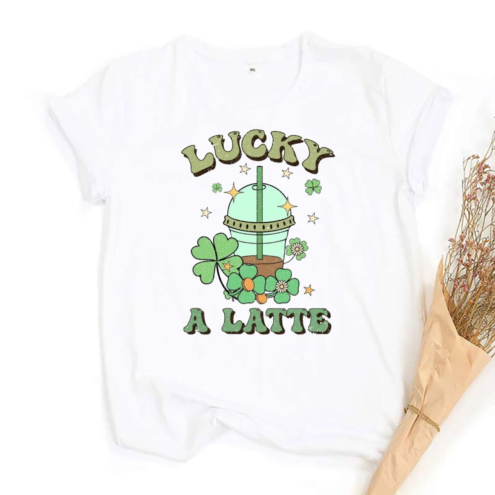 St. Patrick's Coffee Shirt Lucky Coffee Shirt