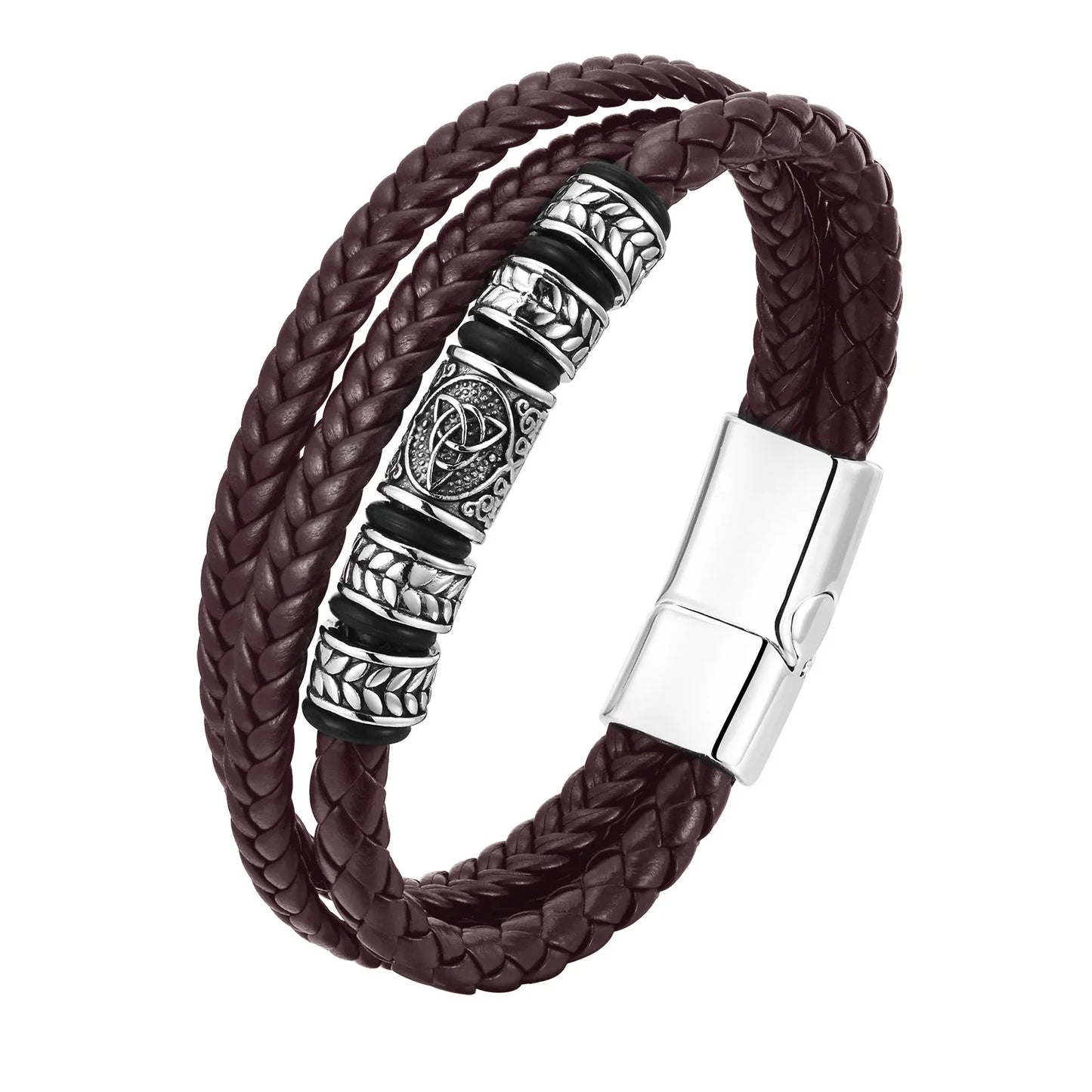 Mens Celtic Knot Charm Bracelets