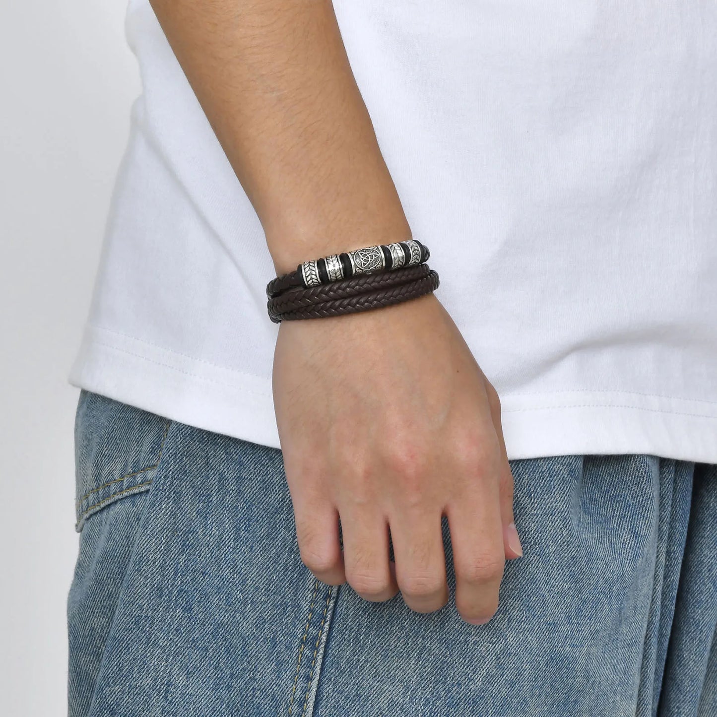 Mens Celtic Knot Charm Bracelets