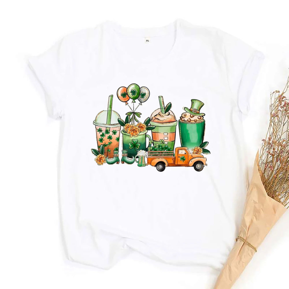St. Patrick's Coffee Shirt Lucky Coffee Shirt