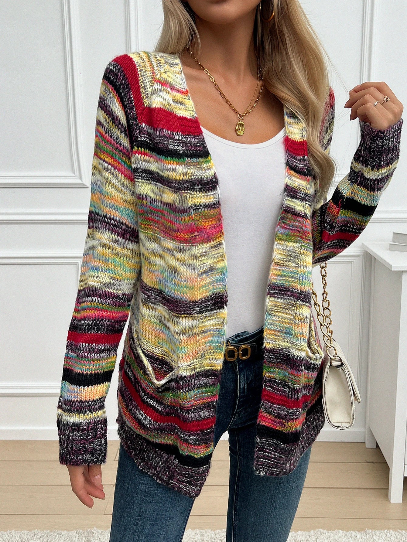 Sweater Knitted Cardigan Thin Loose Jacket