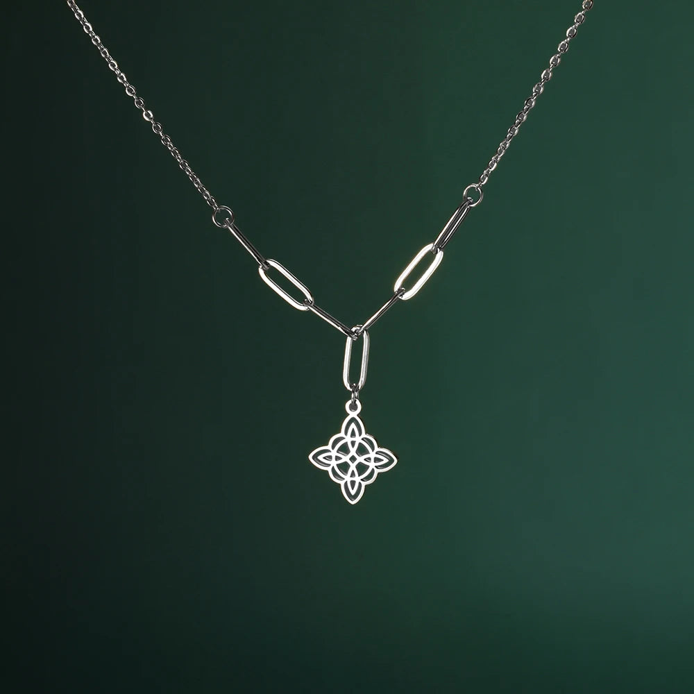 Wiccan Witch Knot Necklace