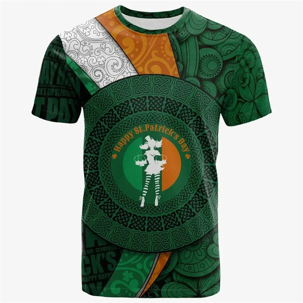 Summer Men's Irish St. Patrick's Day T-Shirt