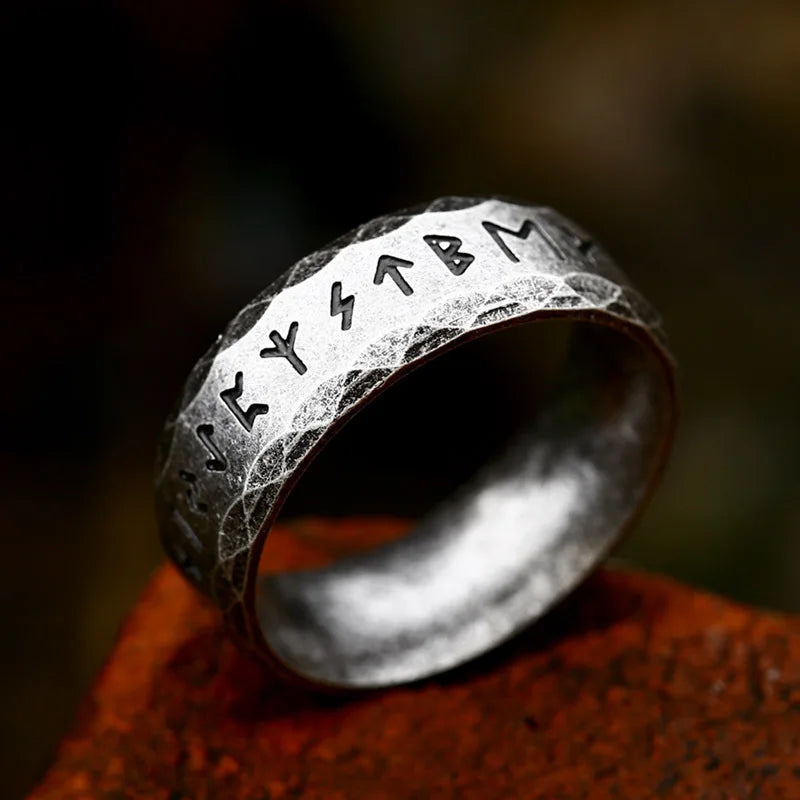 Vintage Odin Norse Viking Amulet Rune Ring