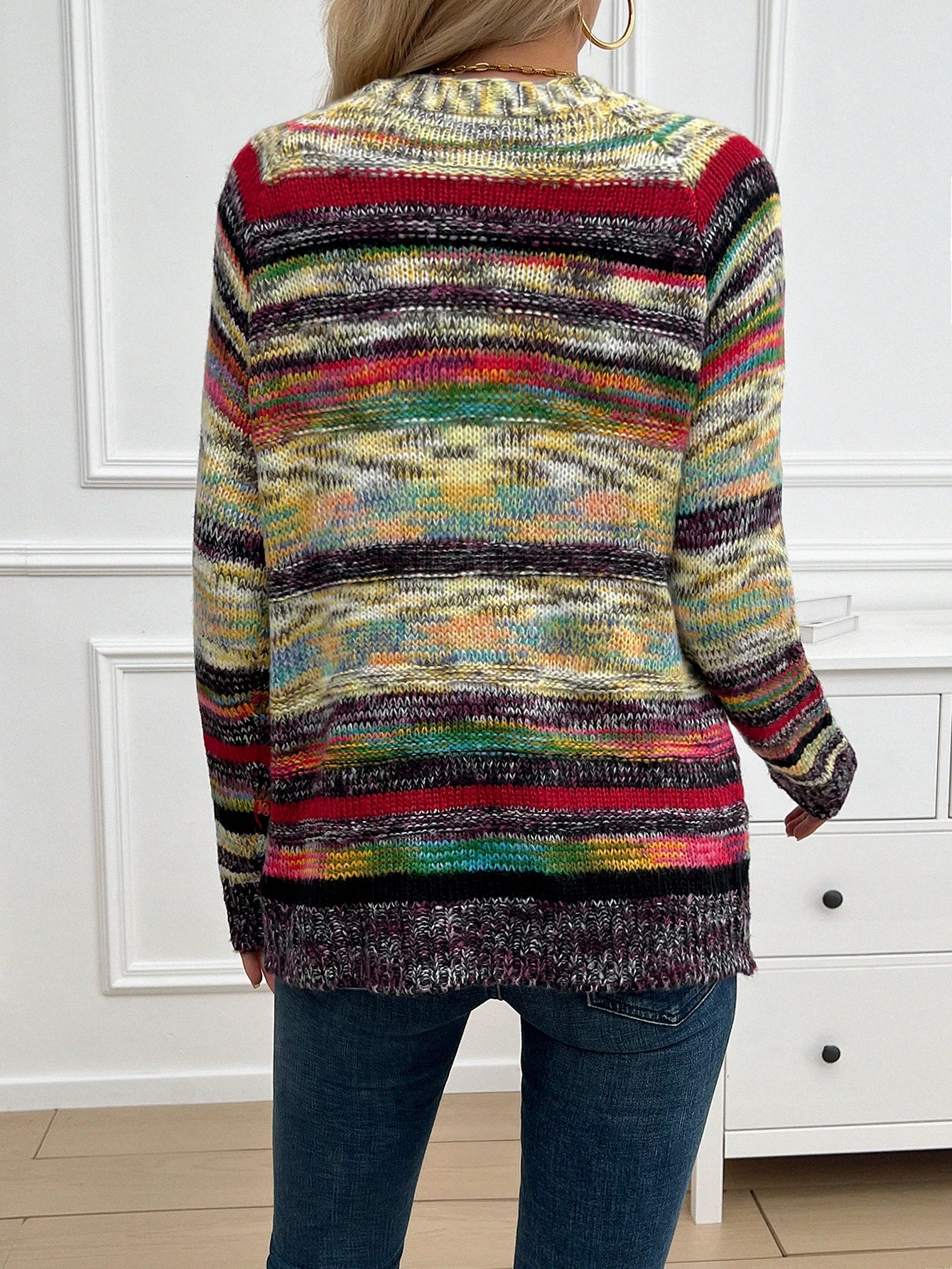 Sweater Knitted Cardigan Thin Loose Jacket
