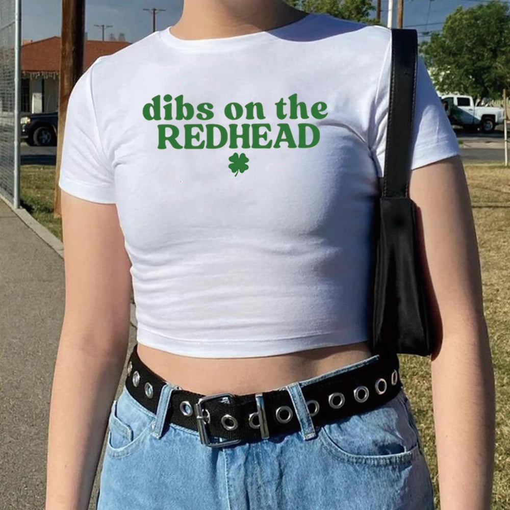 Dibs on The Redhead Baby Tee