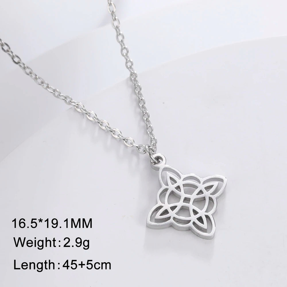 Wiccan Witch Knot Necklace