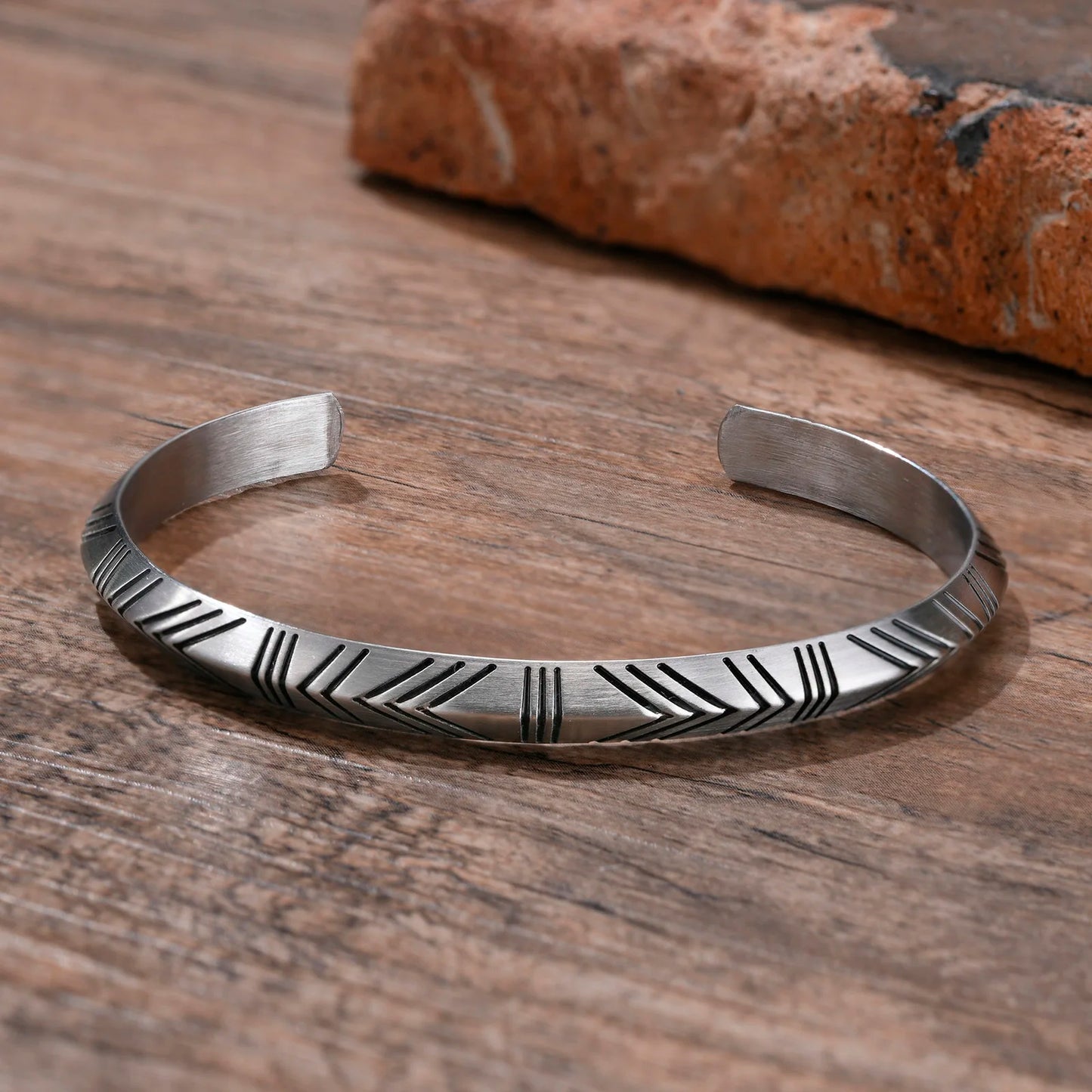 Viking Tribal Arrow Cuff Classic Norse Bracelet