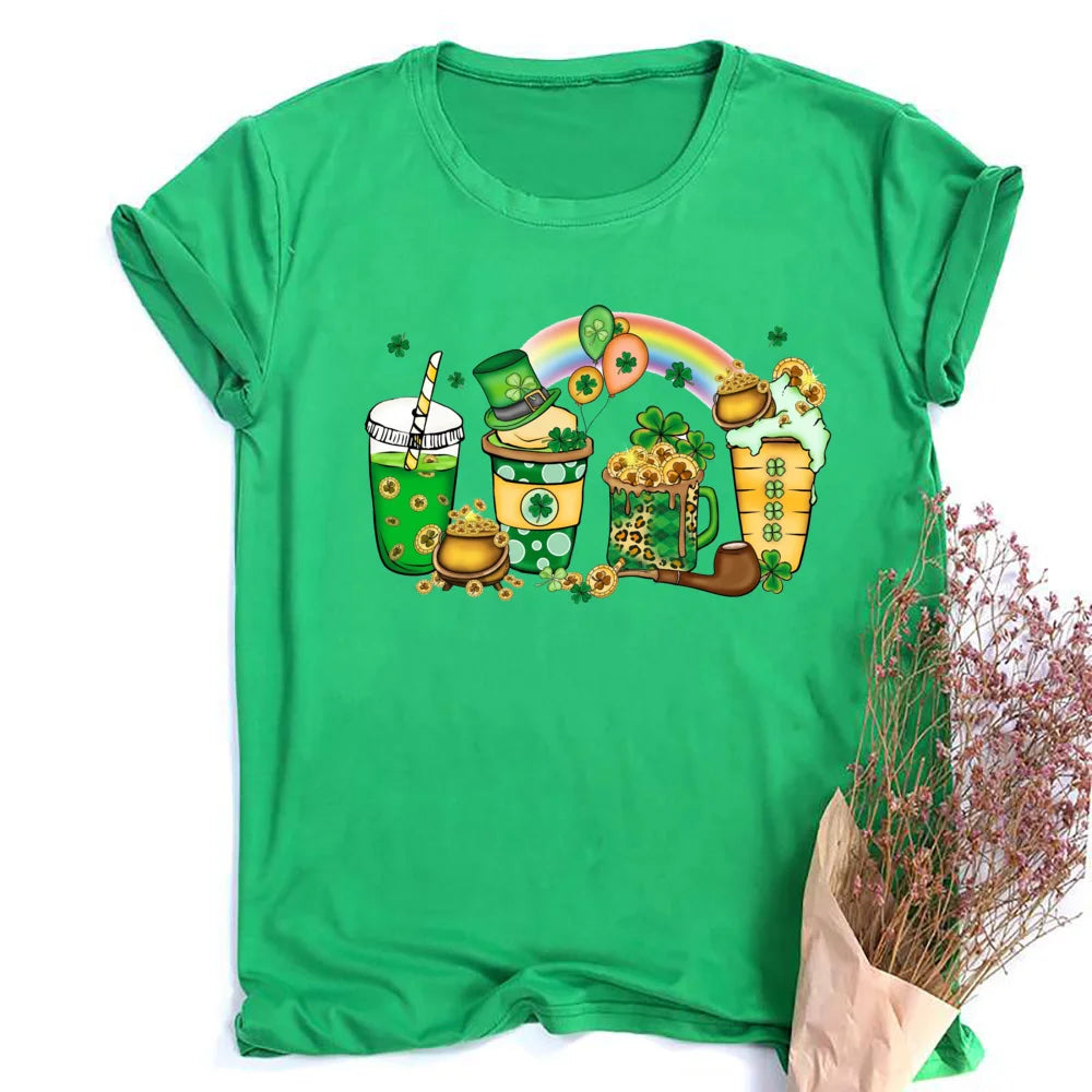 St. Patrick's Coffee Shirt Lucky Coffee Shirt