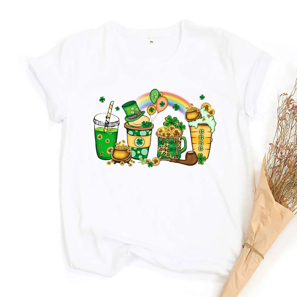 St. Patrick's Coffee Shirt Lucky Coffee Shirt