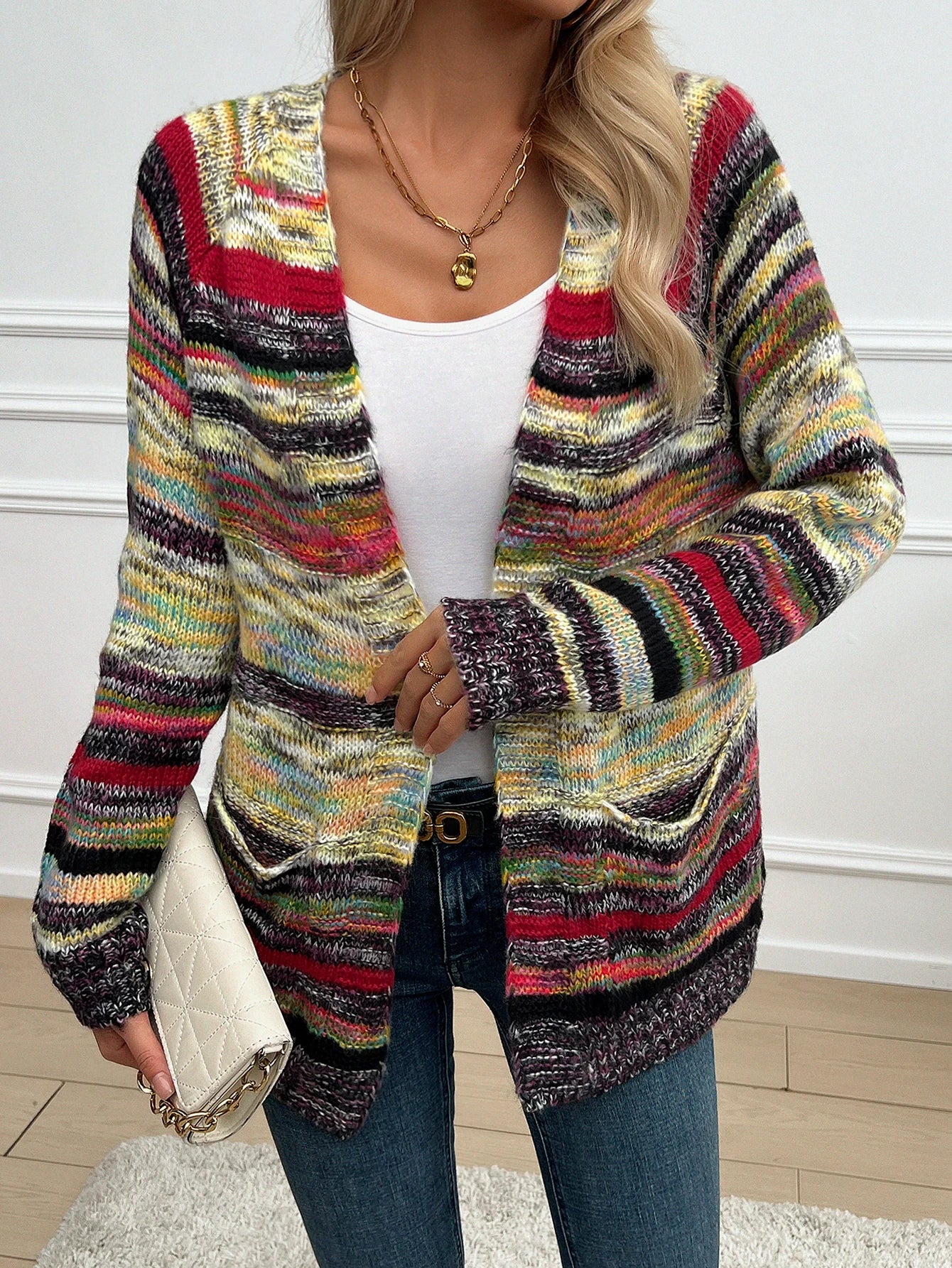 Sweater Knitted Cardigan Thin Loose Jacket
