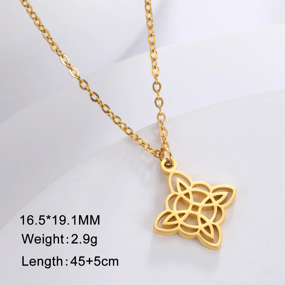 Wiccan Witch Knot Necklace