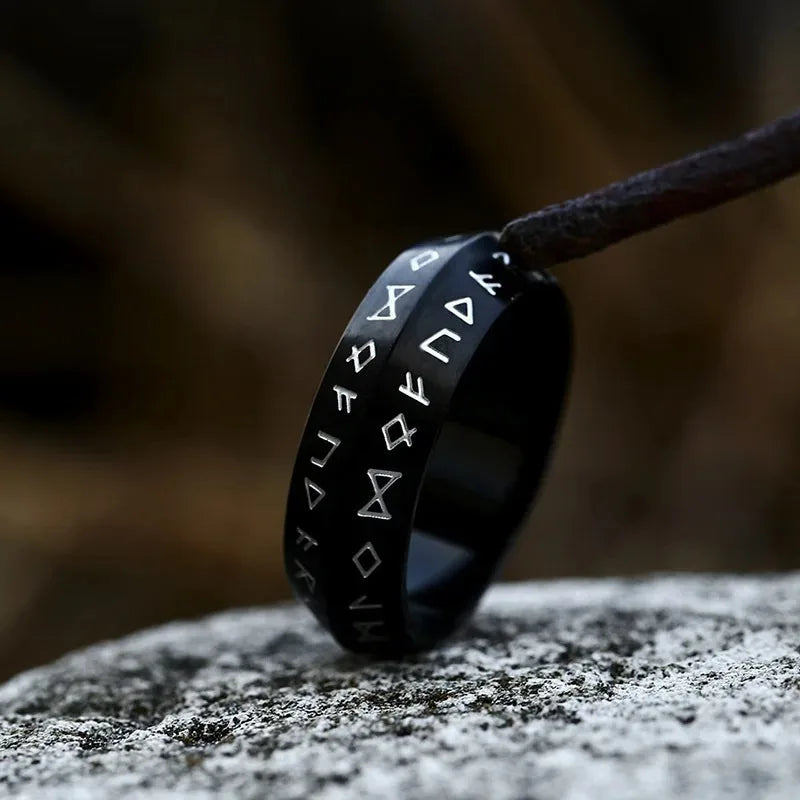 Vintage Odin Norse Viking Amulet Rune Ring