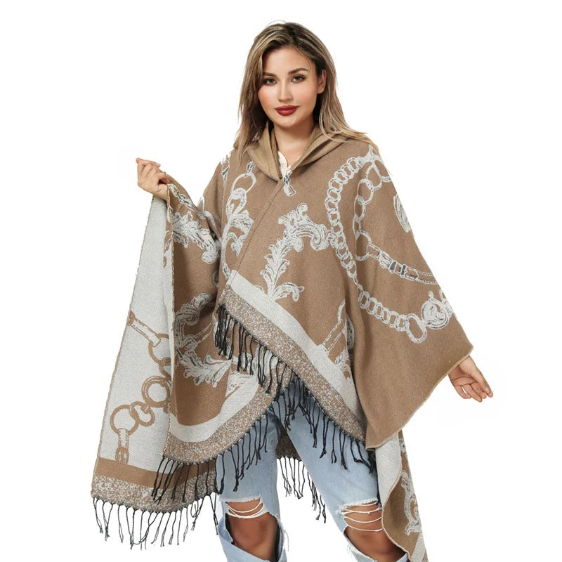 Women Split Cardigan Long Blanket