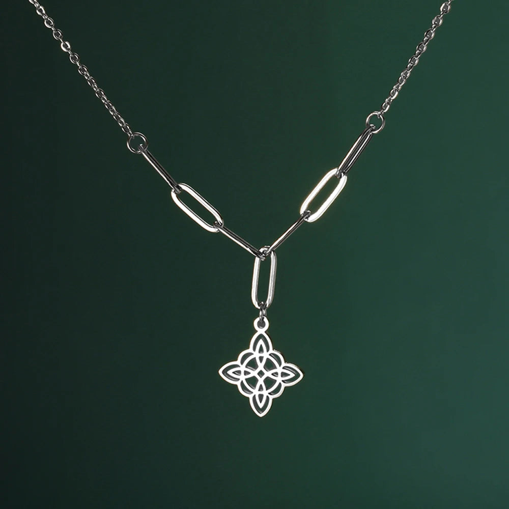 Wiccan Witch Knot Necklace