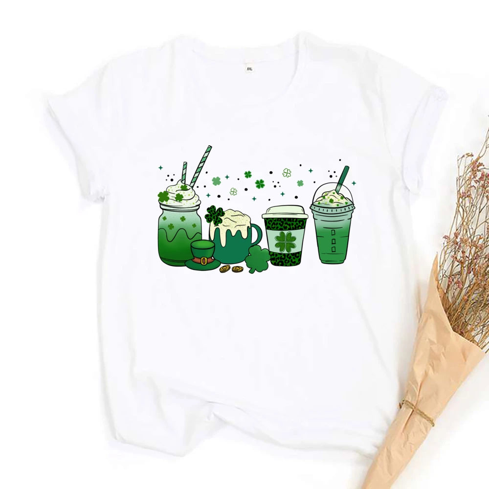 St. Patrick's Coffee Shirt Lucky Coffee Shirt