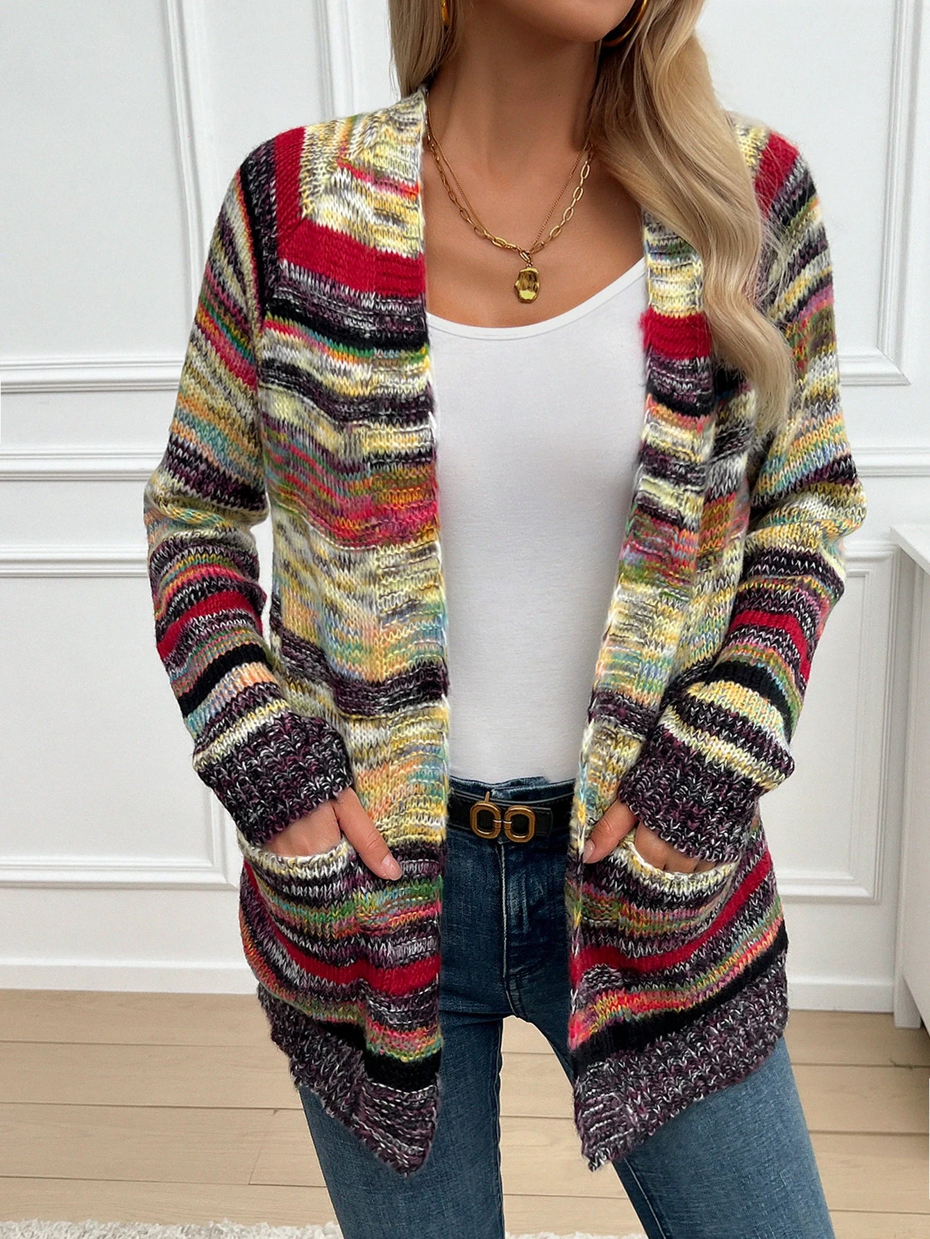 Sweater Knitted Cardigan Thin Loose Jacket