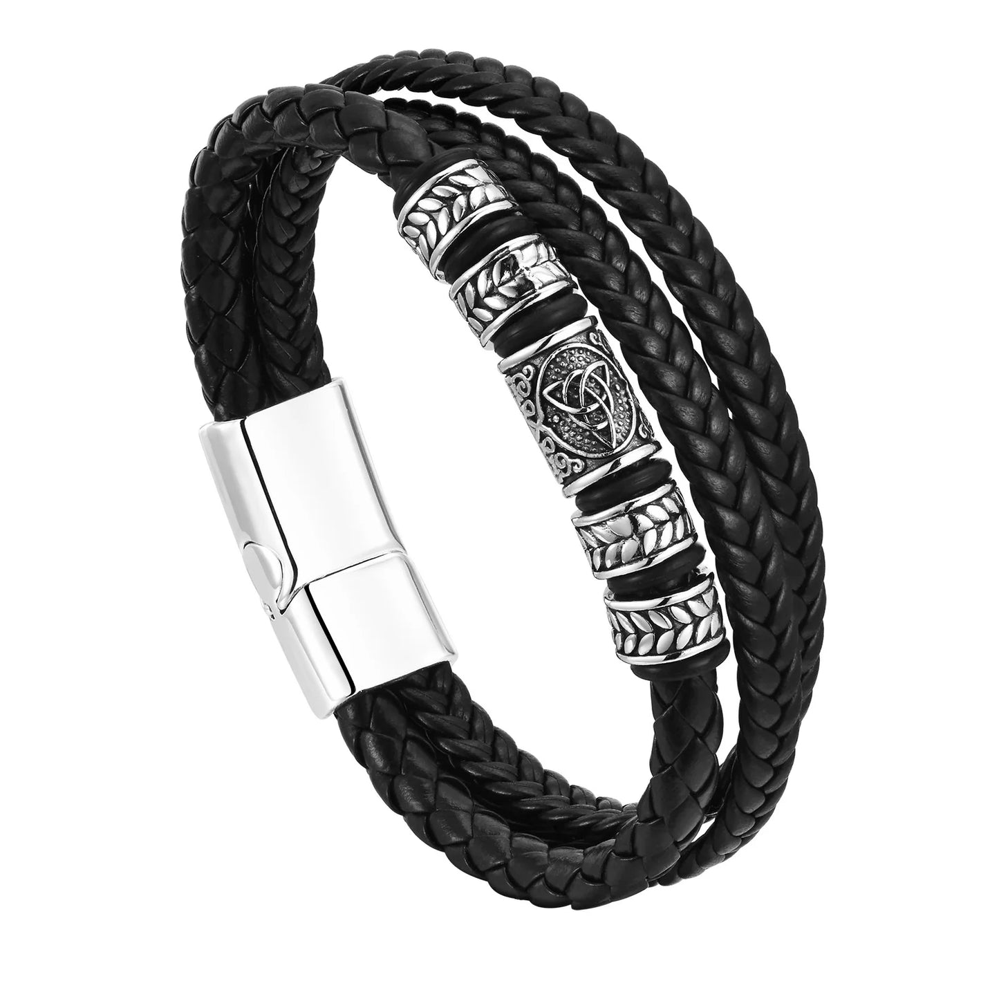 Mens Celtic Knot Charm Bracelets