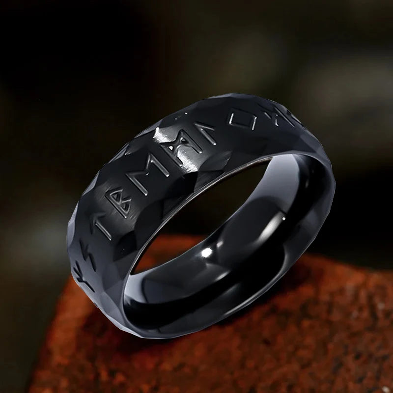 Vintage Odin Norse Viking Amulet Rune Ring