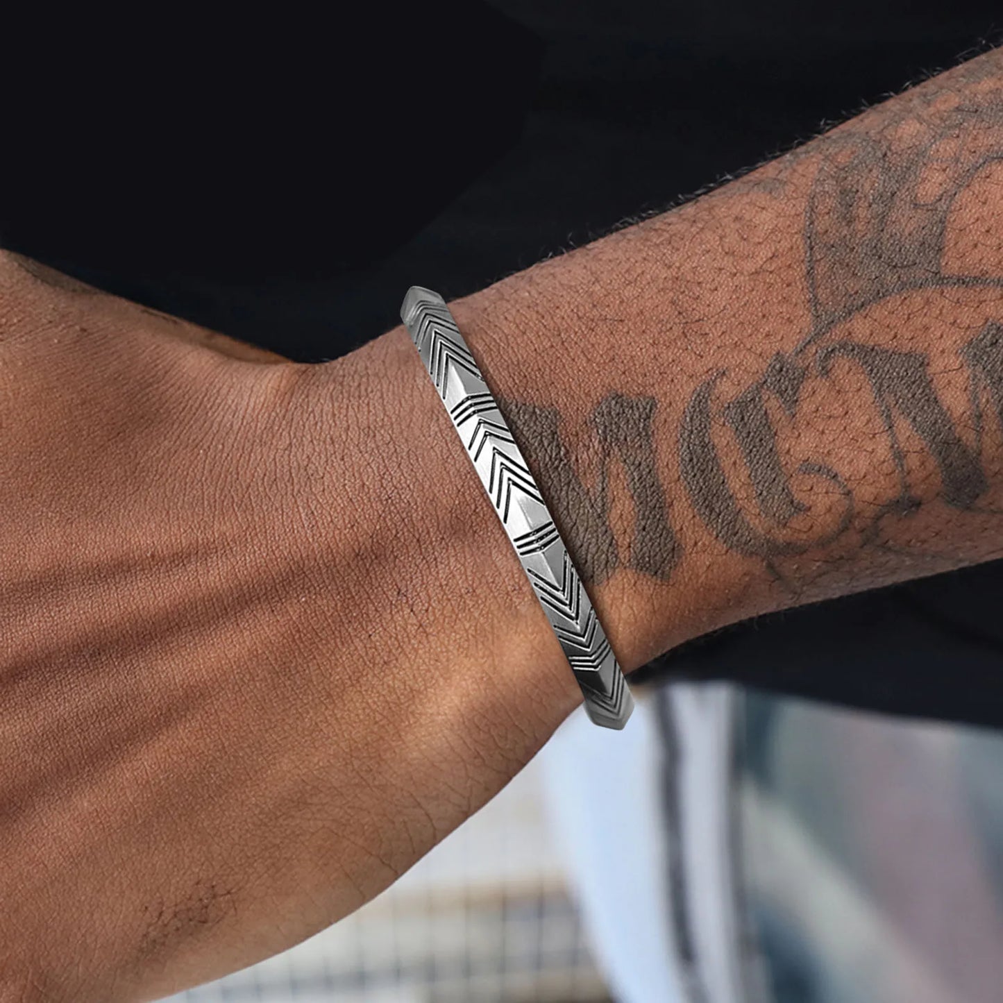 Viking Tribal Arrow Cuff Classic Norse Bracelet