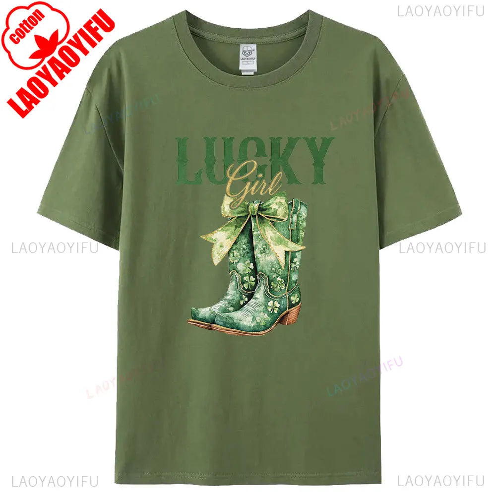 Lucky Girl St Patrick's Day Shirt