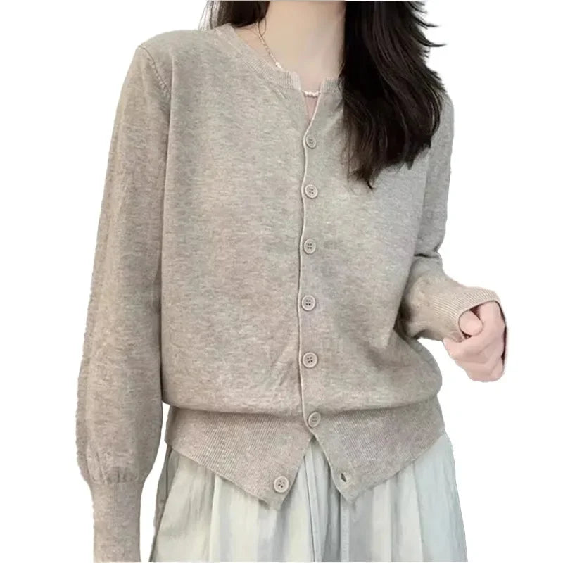 Women V-neck Cardigan