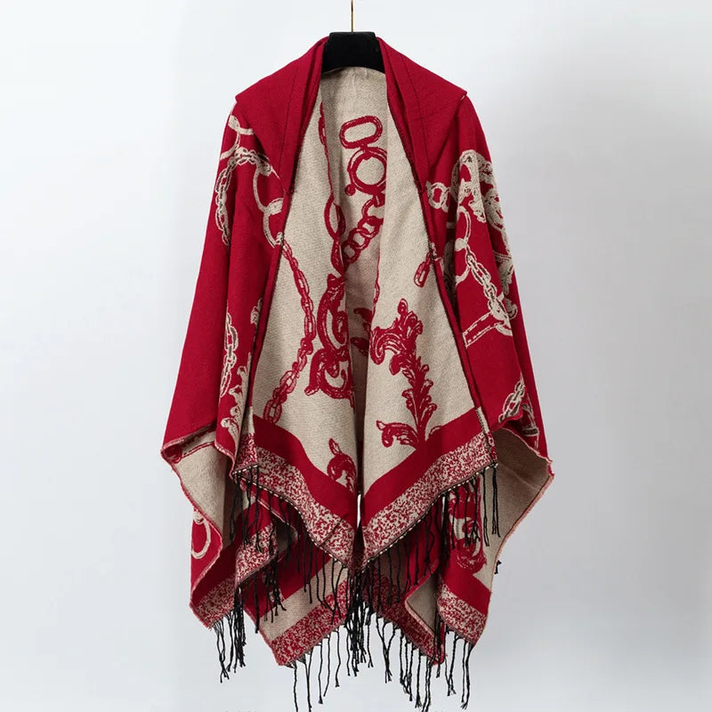 Women Split Cardigan Long Blanket