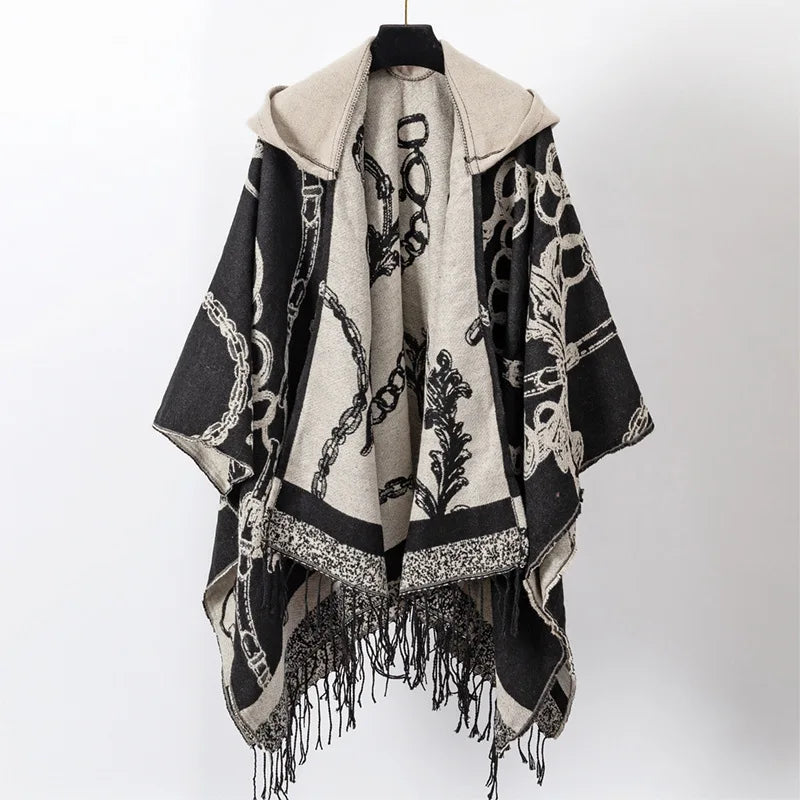 Women Split Cardigan Long Blanket