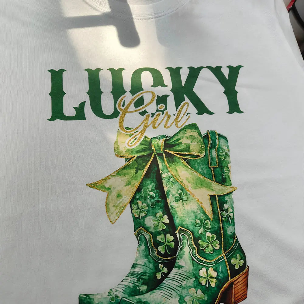Lucky Girl St Patrick's Day Shirt