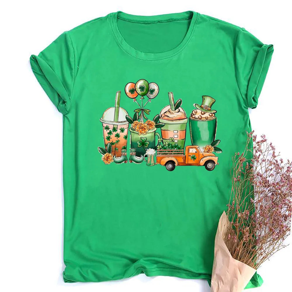 St. Patrick's Coffee Shirt Lucky Coffee Shirt