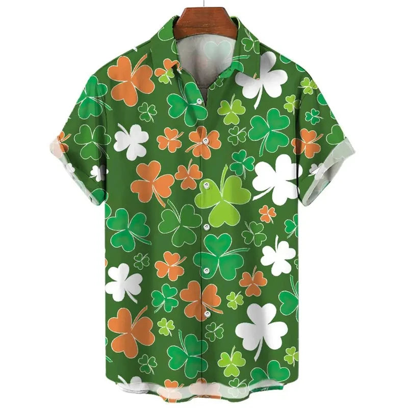 St. Patrick's Day Graphic Short Sleeve Shirt