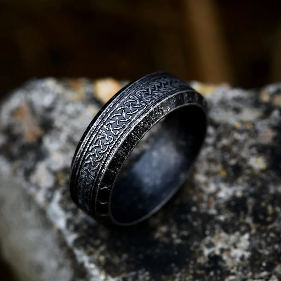 Vintage Odin Norse Viking Amulet Rune Ring