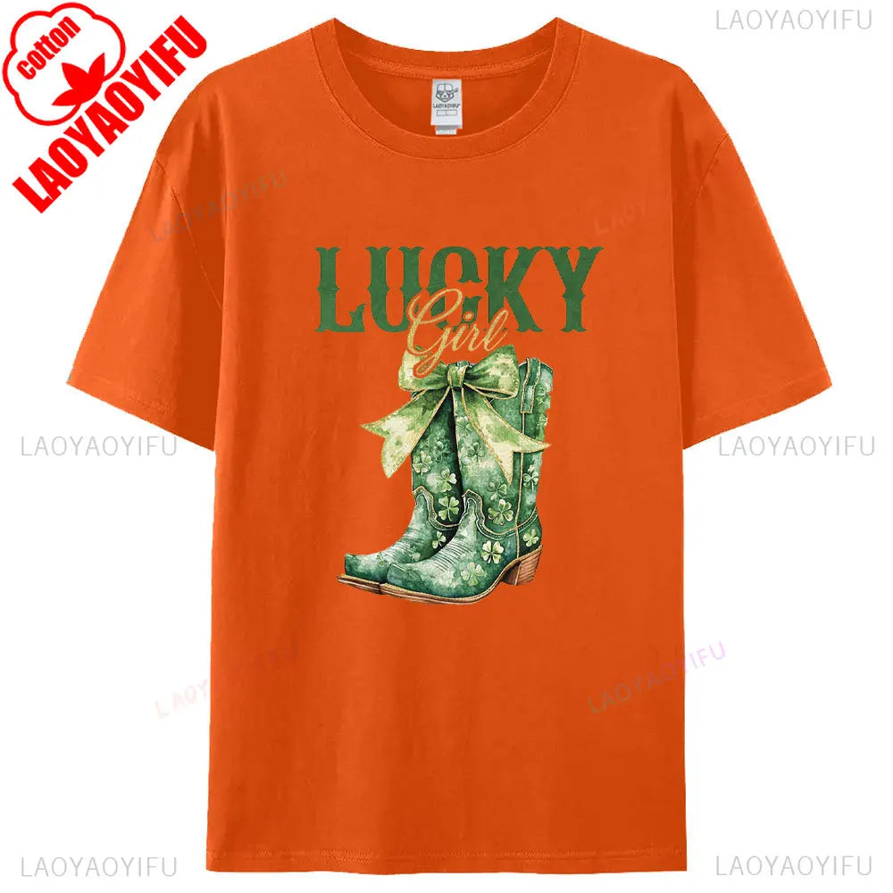 Lucky Girl St Patrick's Day Shirt