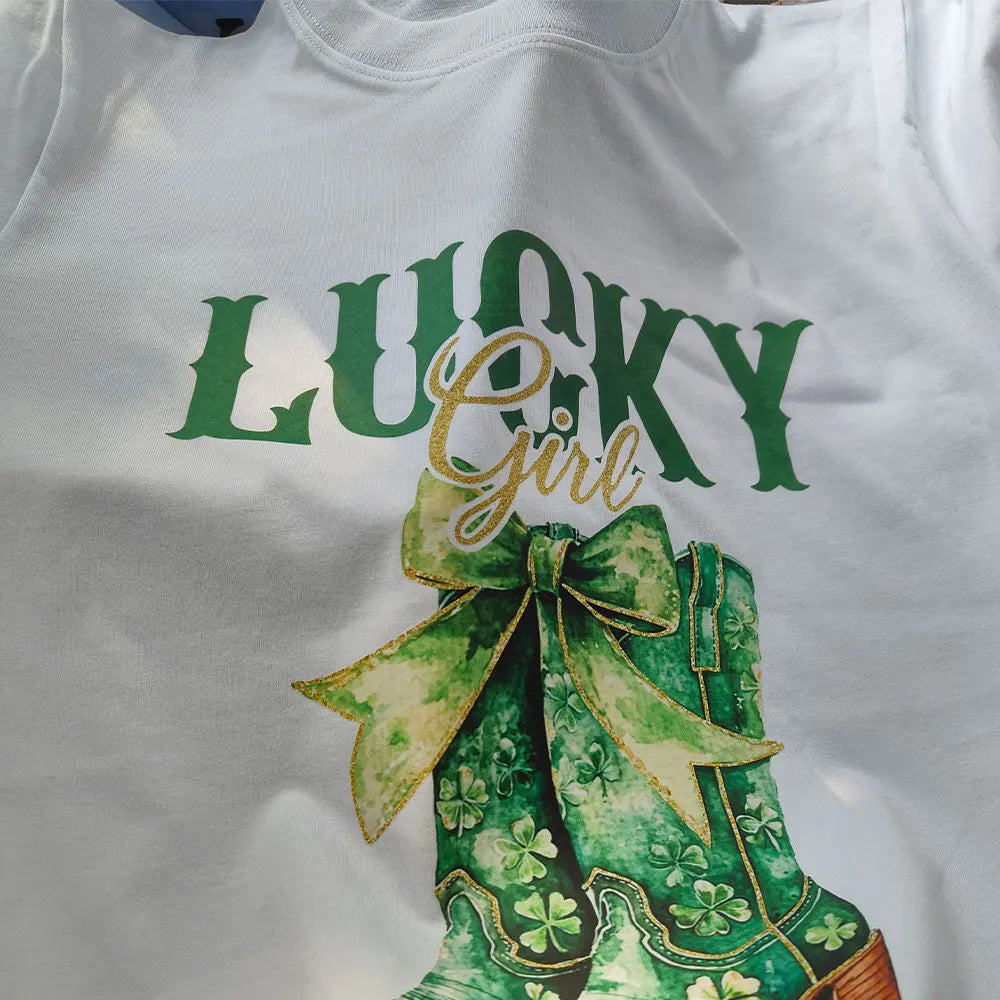 Lucky Girl St Patrick's Day Shirt