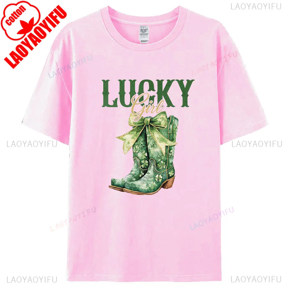 Lucky Girl St Patrick's Day Shirt