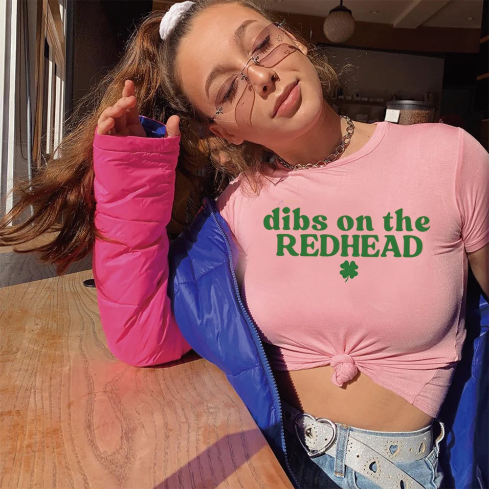 Dibs on The Redhead Baby Tee