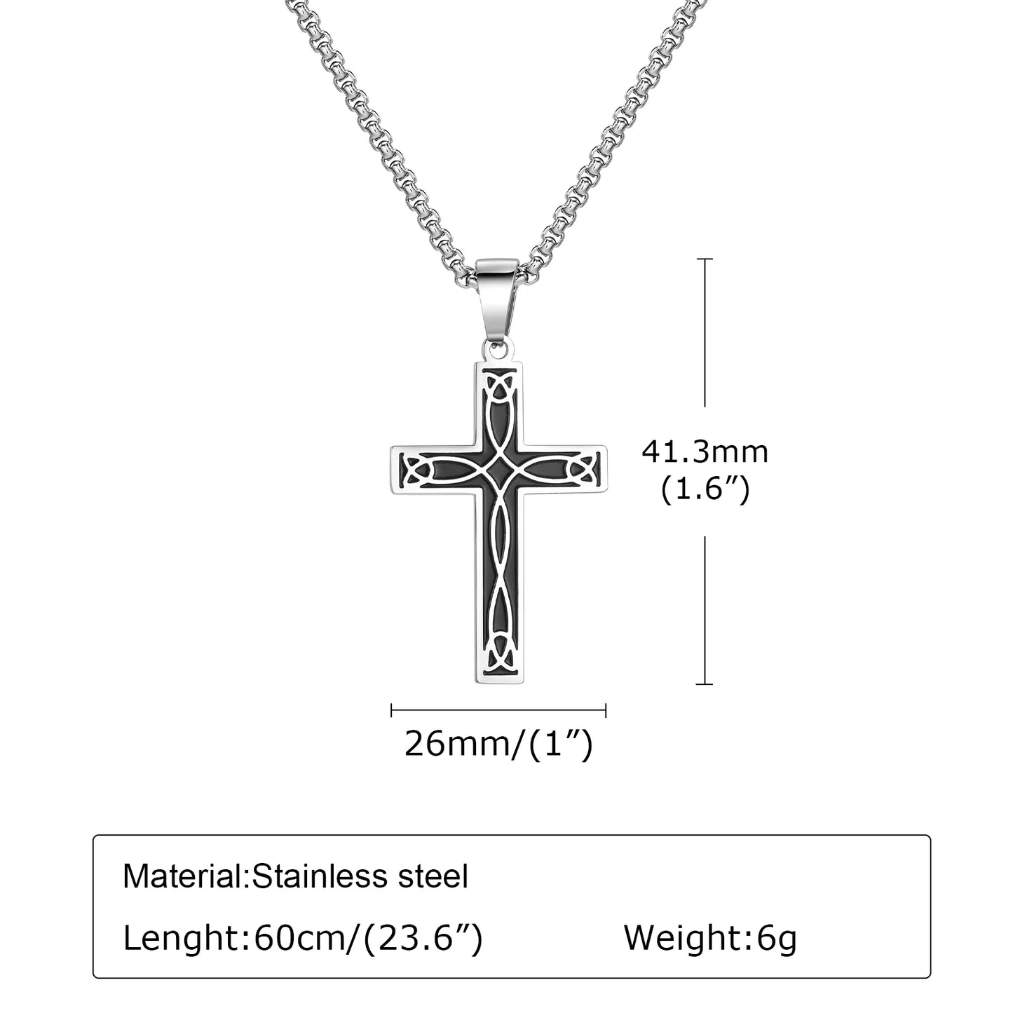 Mens Ethnic Celtic Cross