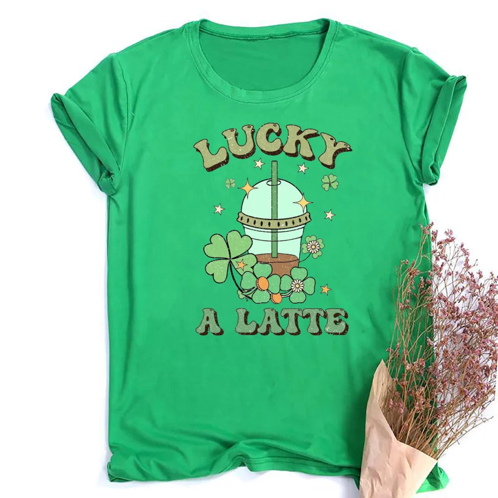 St. Patrick's Coffee Shirt Lucky Coffee Shirt