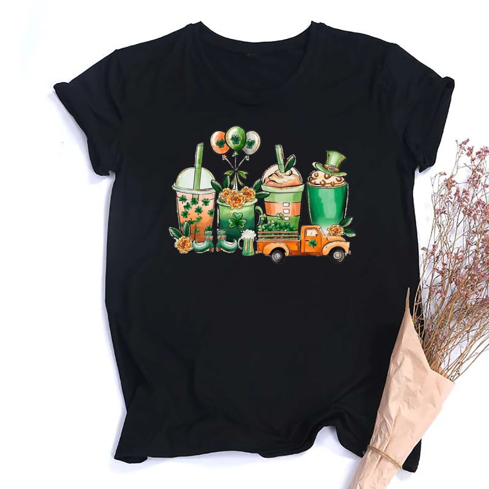 St. Patrick's Coffee Shirt Lucky Coffee Shirt