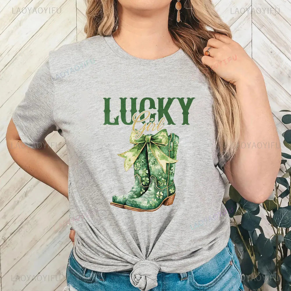 Lucky Girl St Patrick's Day Shirt