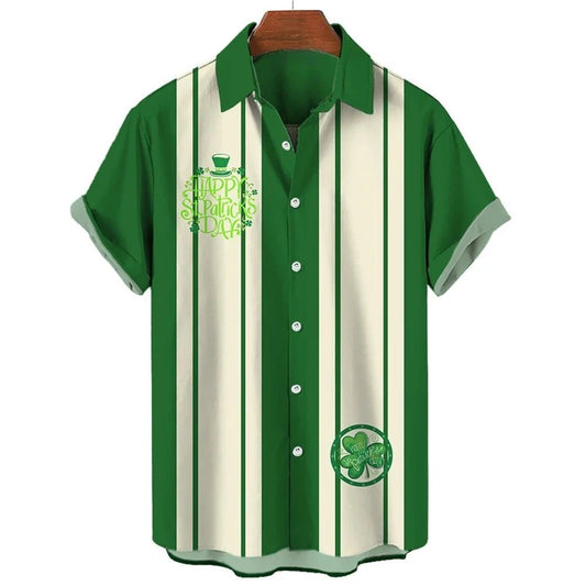 St. Patrick's Day Graphic Short Sleeve Shirt
