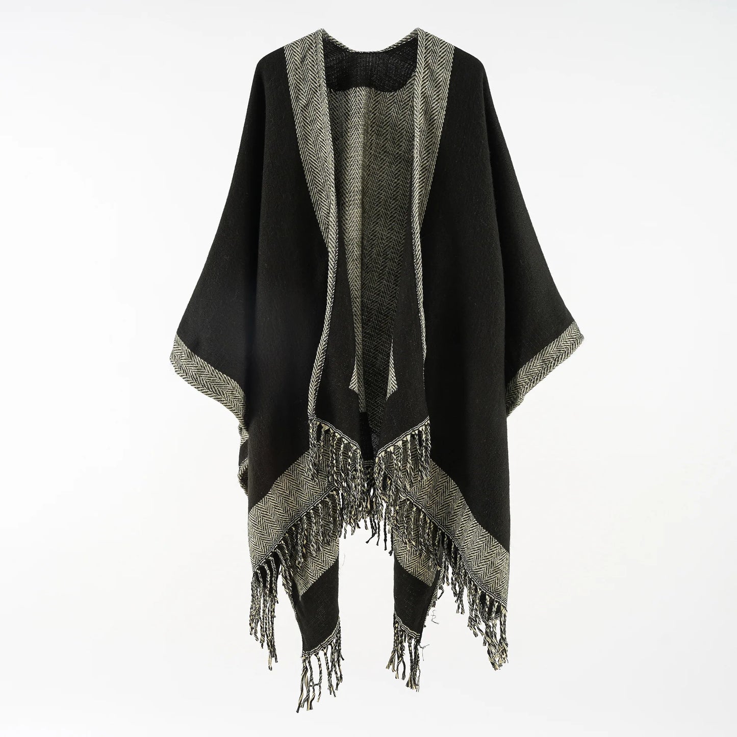 Winter Tassels Cloak Two-sided