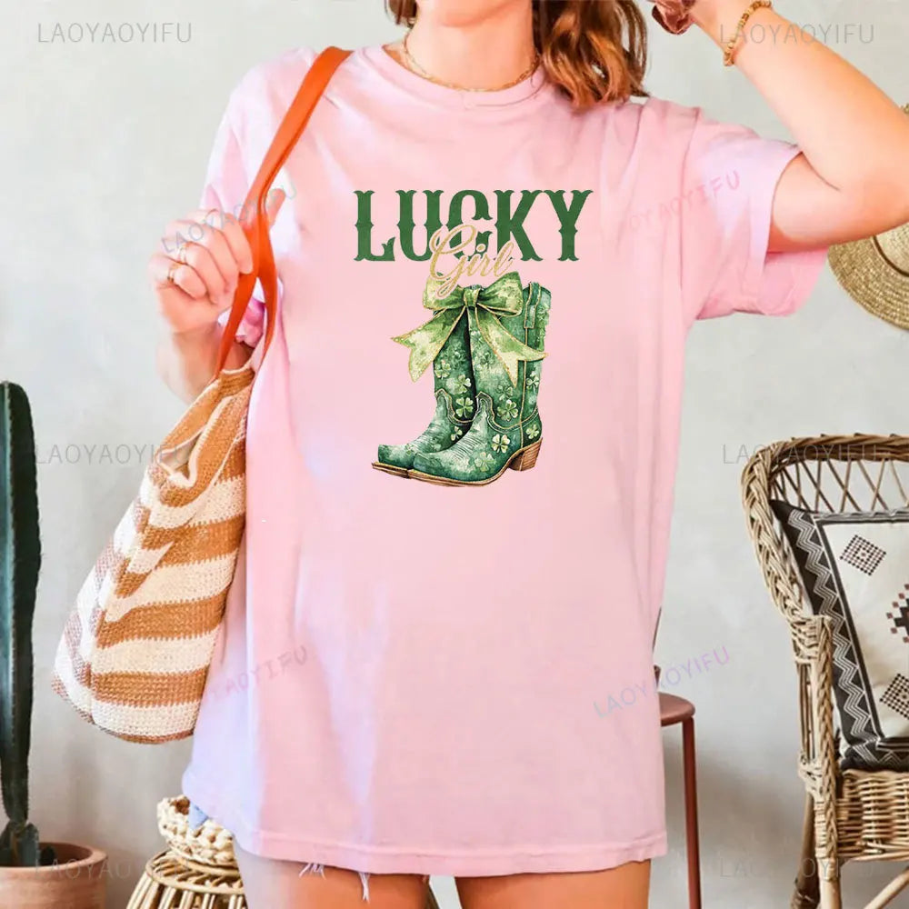Lucky Girl St Patrick's Day Shirt
