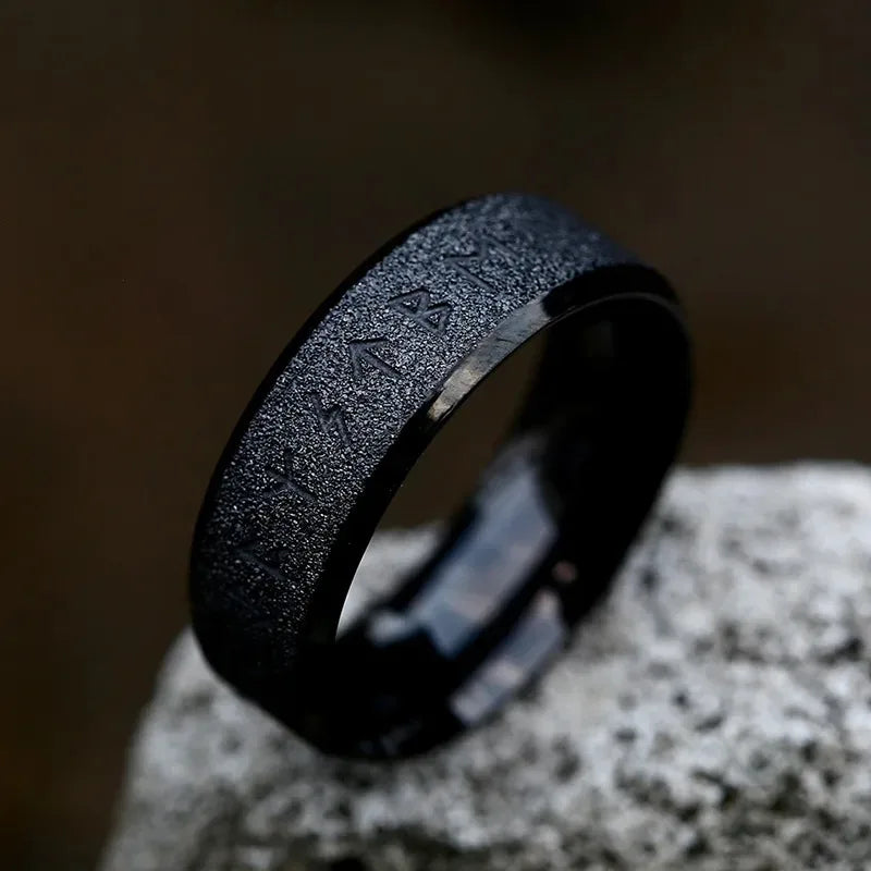 Vintage Odin Norse Viking Amulet Rune Ring