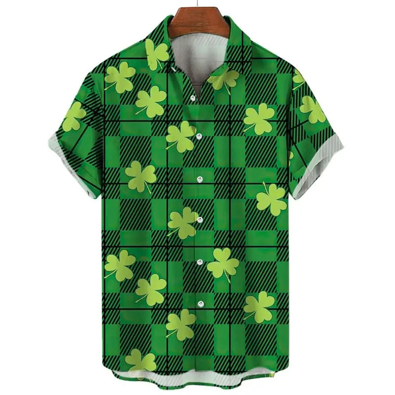 St. Patrick's Day Graphic Short Sleeve Shirt