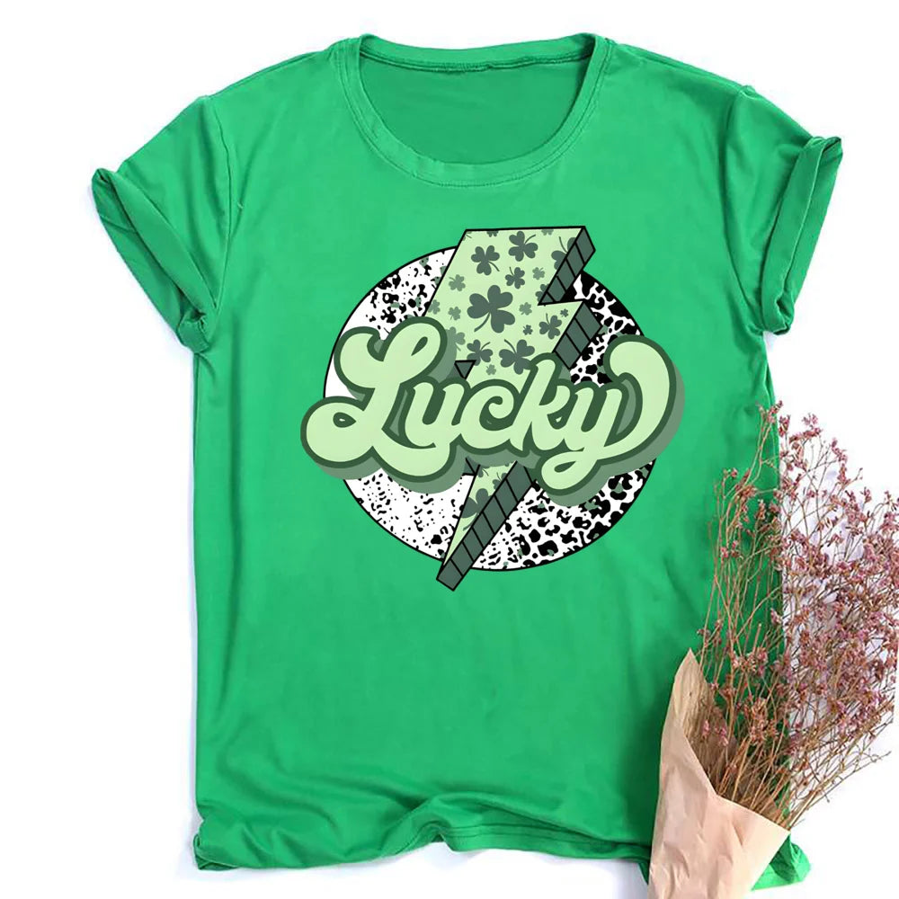Women Lucky Shamrock T-Shirt