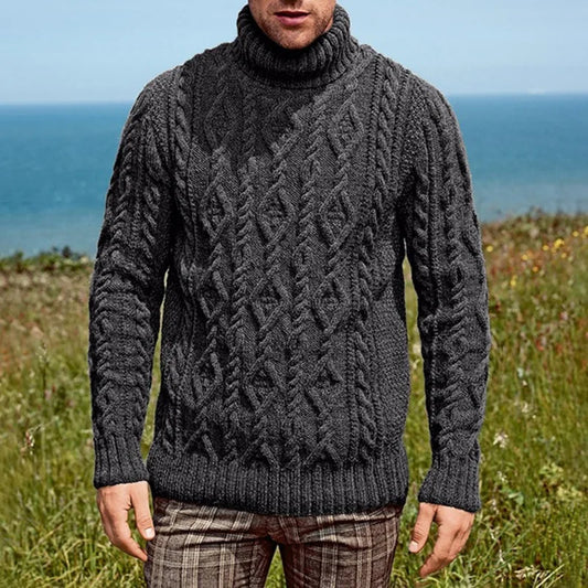 Men's Turtleneck Knitted Sweater