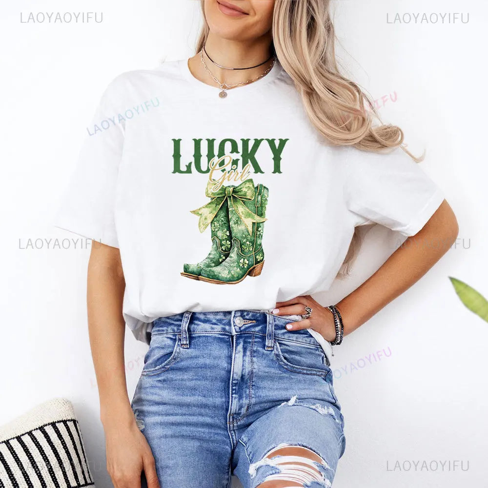Lucky Girl St Patrick's Day Shirt